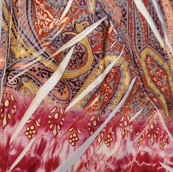 Paisley pink top, Size Sm - Picture 2 of 4